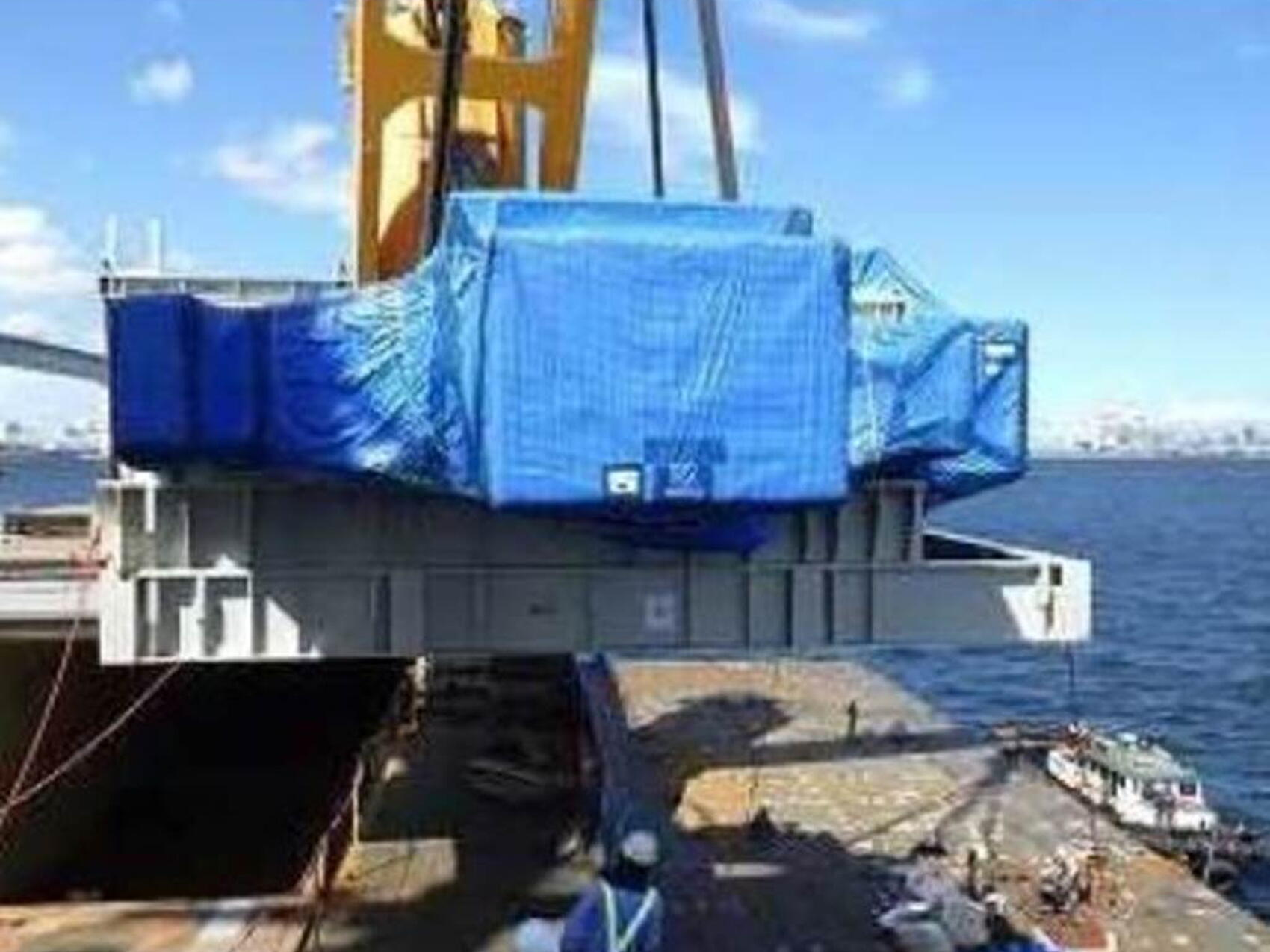 Japanese coil loaded at Yokohama